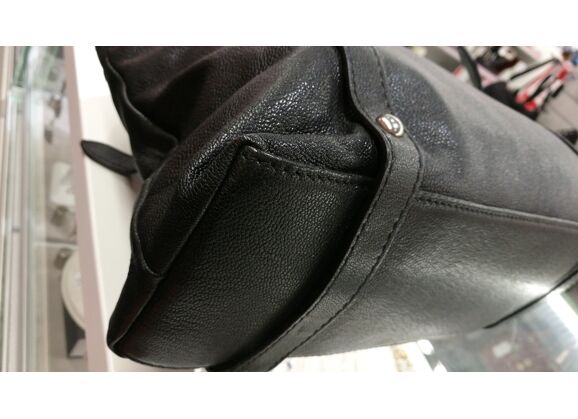 Image Sac à main PAQUETAGE Porté Main Cuir Noir