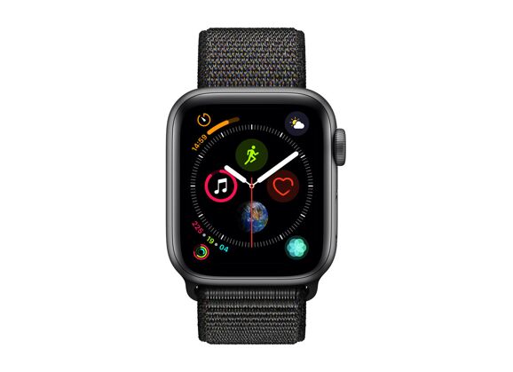 Image Montre connectée APPLE Watch Series 4 Caoutchouc Noir 44 mm