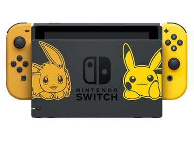 Console NINTENDO Switch Pikachu & Evoli 32 Go  + 2 Joy Con + Let's Go Pikachu + Pokeball