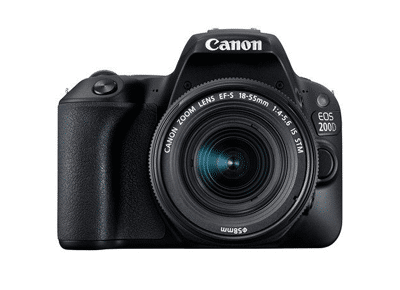 Appareils photos numériques CANON EOS 200D + EF-S 18-55mm f/4-5.6 IS STM noir