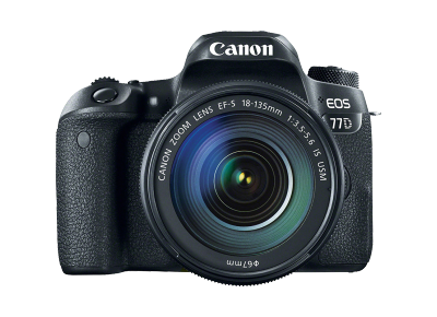 Appareils photos numériques CANON EOS 77D + EF-S 18-135mm f/3.5-5.6 IS USM Noir
