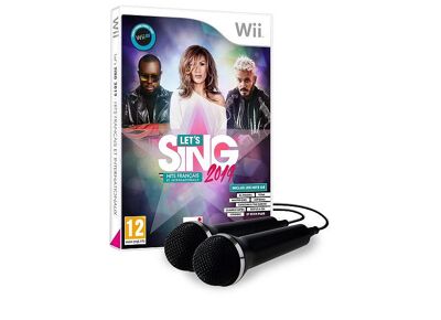 Jeux Vidéo Let's Sing 2019 - Hits français et internationaux + 2 micros Wii