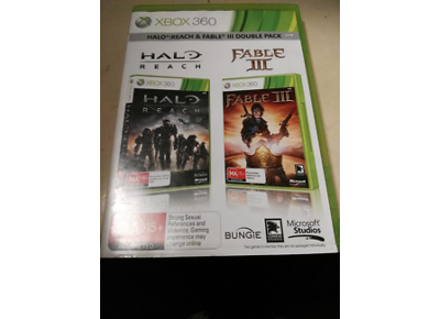 Jeux Vidéo Halo Reach + Fable 3 Xbox 360