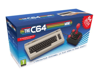 Console COMMODORE The C64 Mini Gris + 1 manette + 64 jeux