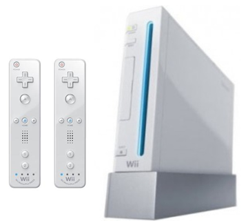 Console NINTENDO Wii Blanc + 2 Manettes d'occasion