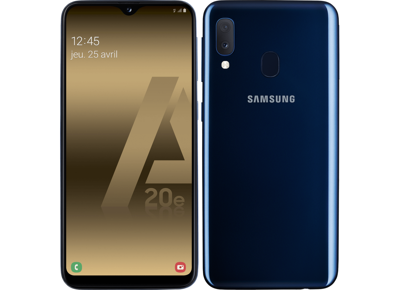 SAMSUNG Galaxy A20e Bleu 32 Go Débloqué