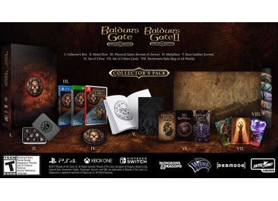 Image Jeux Vidéo Baldur's Gate 1 & 2 Enhanced Edition Collector's Pack PlayStation 4 (PS4)