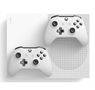 Console MICROSOFT Xbox One S Blanc 1 To + 2 manettes