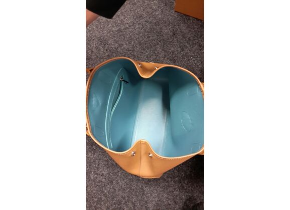 Image Sac à main LONGCHAMP Roseau Porté Main Cuir Beige