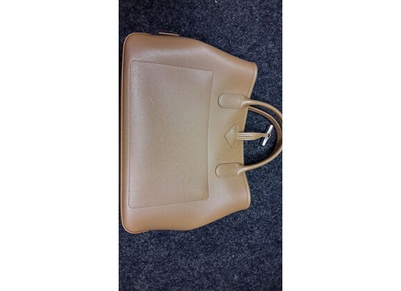 Image Sac à main LONGCHAMP Roseau Porté Main Cuir Beige