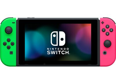 Console NINTENDO Switch (2019) Noir 32 Go + 2 Joy Con Vert & Rose