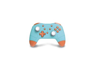 Acc. de jeux vidéo UNDER CONTROL Manette Sans Fil Carapace Bleu Orange Switch