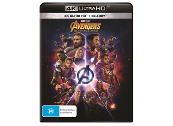 Image Blu-Ray Avengers Infinity Wars 4k
