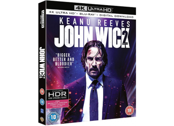 Image Blu-Ray John Wick 2 4k
