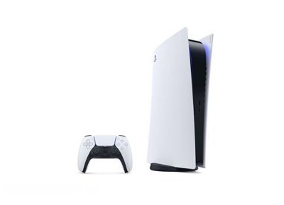 Image Console SONY PS5 Blanc 825 Go Digital Edition + 1 Manette