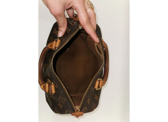 Image Sac à main LOUIS VUITTON Speedy 25 Porté Main Cuir Monogram Marron