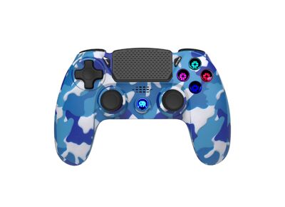Image Acc. de jeux vidéo FREAKS AND GEEKS Manette Sans Fil Camouflage Bleu PS4
