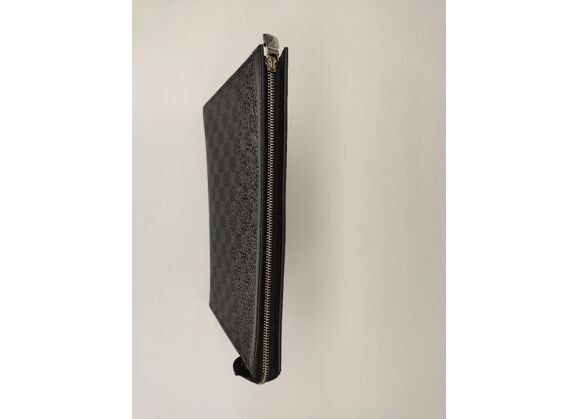 Image Sac à main LOUIS VUITTON Voyage MM Pochette Toile Enduite Damier Graphite