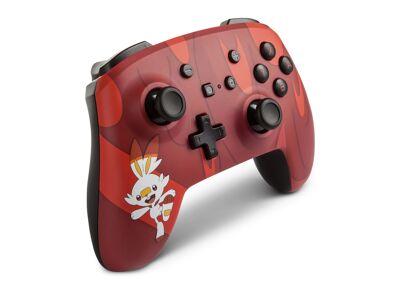 Acc. de jeux vidéo POWERA Manette Sans Fil Pokémon Flambino Rouge Switch