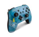 Image Acc. de jeux vidéo POWERA Manette Sans Fil Pokémon Larmeleon Bleu Switch