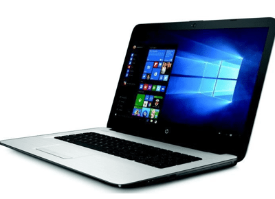 Image Ordinateurs portables HP 17-X063NB Celeron 8 Go RAM 128 Go SSD 17.3