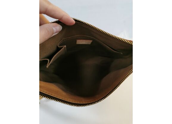 Image Sac à main LOUIS VUITTON Odéon Porté Croisé Toile Enduite Monogram Marron