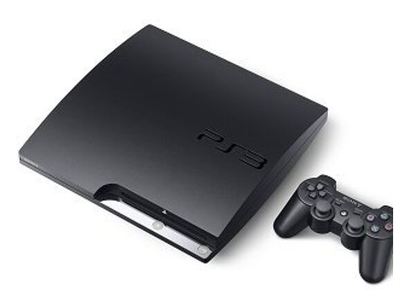 Image Console SONY PS3 Slim Noir 80 Go Sans Manette