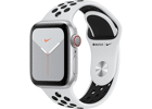 Montre connectée APPLE Watch Series 5 Nike Edition Caoutchouc Noir Blanc