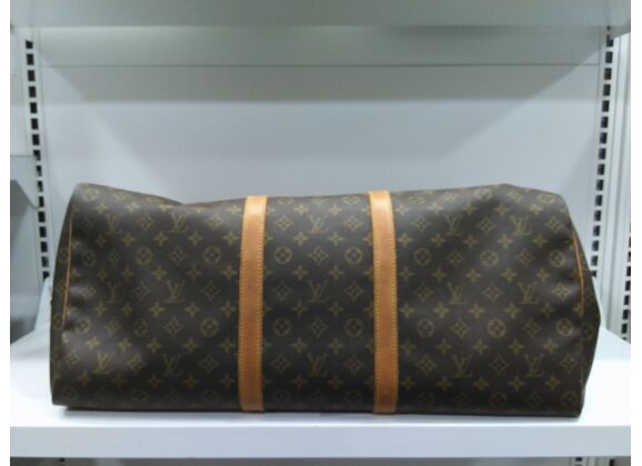 Image Sac à main LOUIS VUITTON Keepall 60 Sac de Voyage Toile Enduite Marron