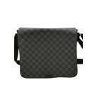 Image Sac à main LOUIS VUITTON District MM Porté Croisé Cuir Damier Noir