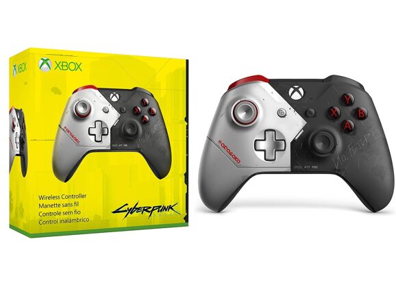 Image Acc. de jeux vidéo MICROSOFT Manette Sans Fil Cyberpunk 2077 Xbox One