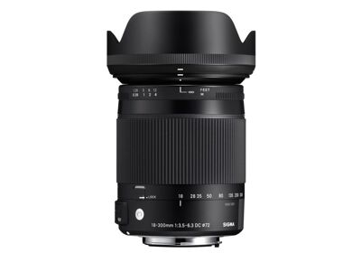 Image Objectif photo SIGMA 18-300 mm F3.5-6.3 DC Macro OS HSM Monture Canon