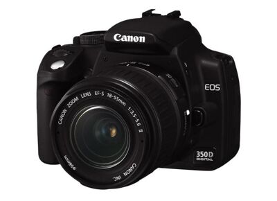 Appareils photos numériques CANON Reflex EOS 350D Noir + 18-55 mm Noir
