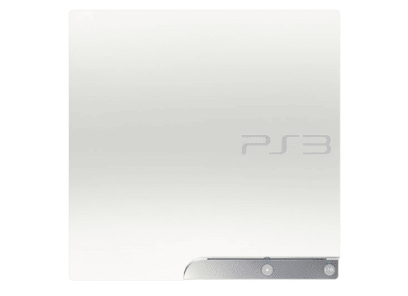 Image Console SONY PS3 Slim Blanc 320 Go Sans Manette