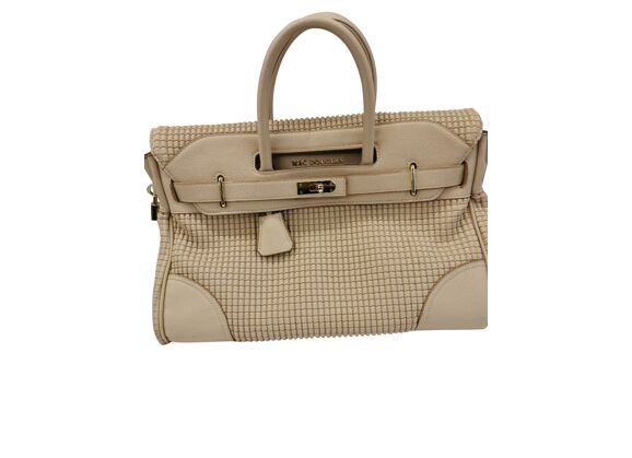 Image Sac à main MAC DOUGLAS Pyla Bryan Porté Main Cuir Beige