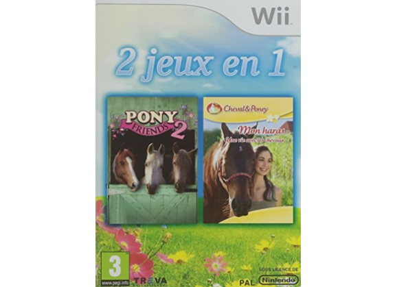 Image Jeux Vidéo Pony Friends 2 + Mon Haras Wii