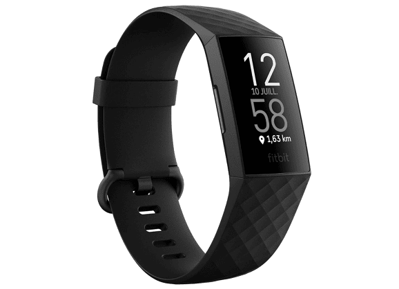 Image Montre connectée FITBIT Charge 4 Caoutchouc Noir 35.8 mm