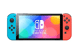 Console NINTENDO Switch (OLED) Noir 64 Go + 2 Joy Con Bleu Néon & Rouge Néon