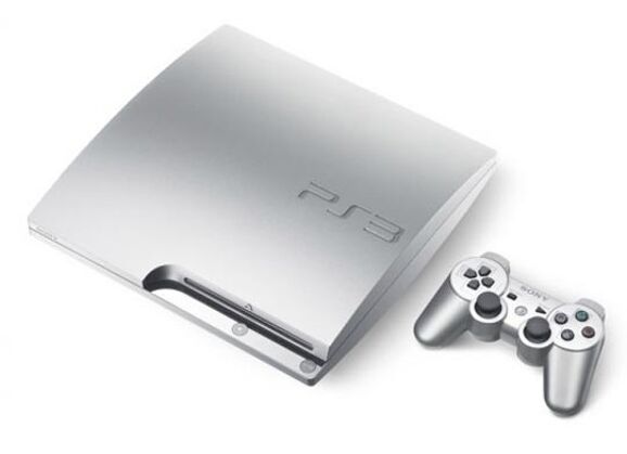 Image Console SONY PS3 Slim Argent 320 Go Sans Manette