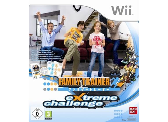 Image Jeux Vidéo Family Trainer Extreme Challenge + Tapis Wii