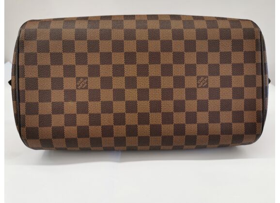 Image Sac à main LOUIS VUITTON Ribera MM Porté Main Cuir Damier Marron
