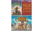 DVD DVD Pack 100% aventure - les aventures de tintin & les pirates! DVD Zone 2