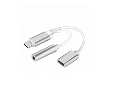 Connectique FORCELL Adaptateur USB-C Vers USB-C Et Jack