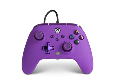 Acc. de jeux vidéo POWERA Manette Filaire Royal Purple Xbox One PC