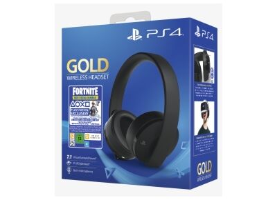 Acc. de jeux vidéo SONY Casque Gold Noir Bluetooth PS4