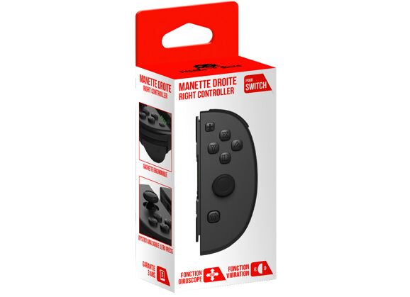 Image Acc. de jeux vidéo FREAKS AND GEEKS Joycon Droit Noir Nintendo Switch