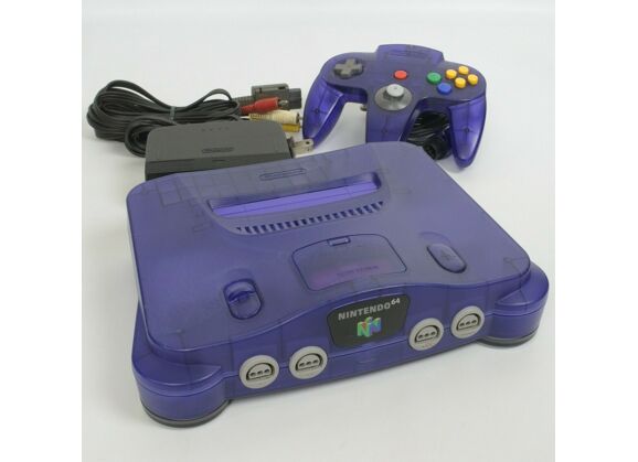 Image Console NINTENDO 64 Bleu Minuit + 1 Manette