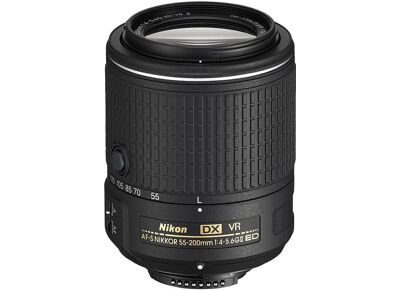Appareils photos numériques NIKON Reflex D3200 Noir + AF-S DX NIKKOR 55-200mm f/4-5.6G ED VR II Noir