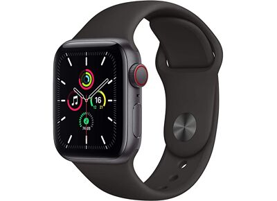 Image Montre connectée APPLE Watch SE Caoutchouc Noir 40 mm Cellular