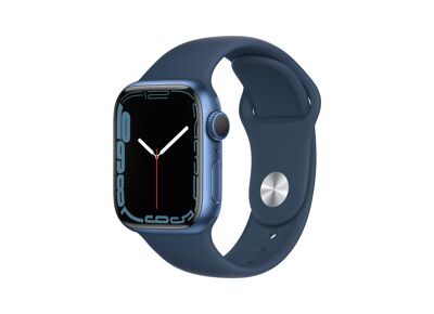 Montre connectée APPLE Watch Series 7 Silicone Bleu 41 mm